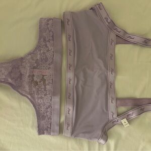 NWT Victoria's Secret Lavender Bandeau Set